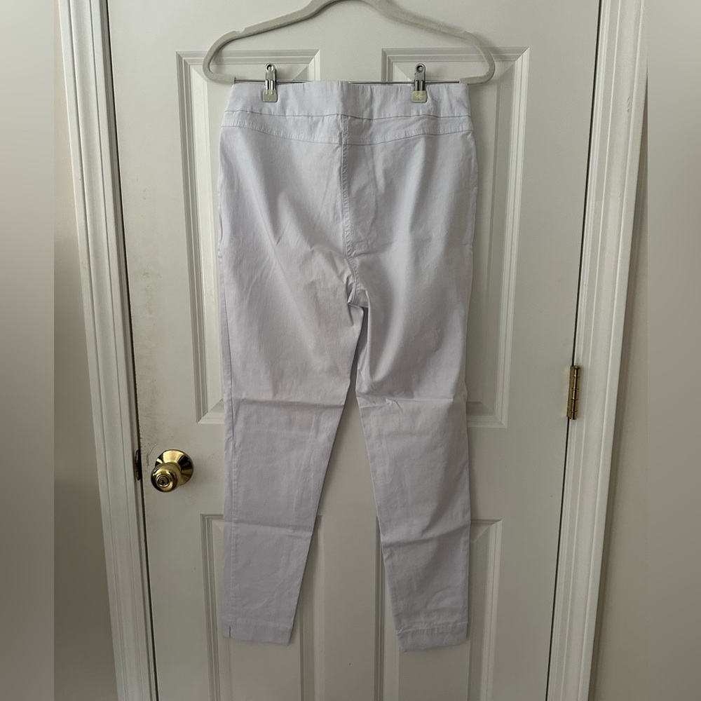 Venus Slim Leg Pants Faux Pocket Stretch Pull-On Pants size L